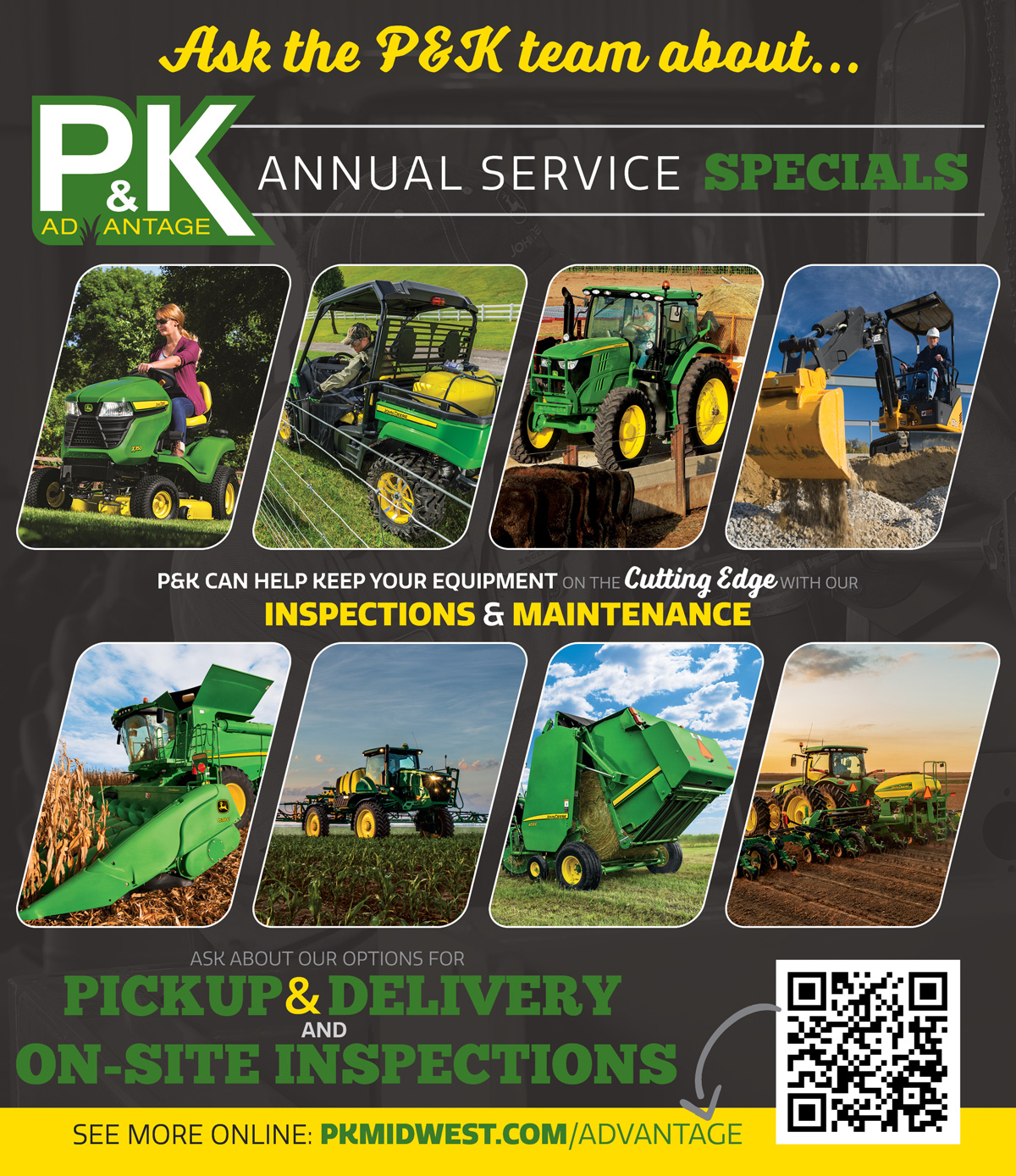 Schedule your P&K Advantage inspections & maintenance